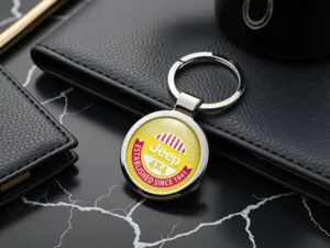 Jeep Portachiavi Personalizzati Logo Metallo Premium